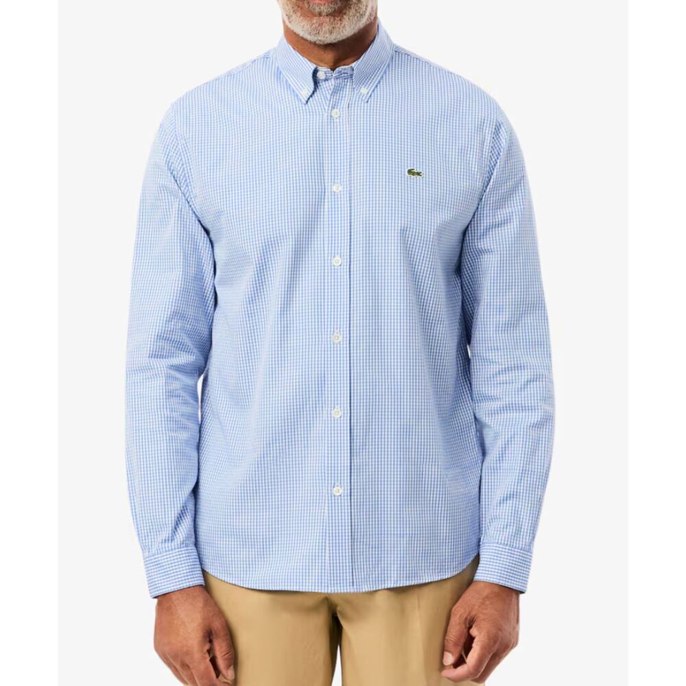 Lacoste Men's Regular Fit Checked Cotton Shirt
